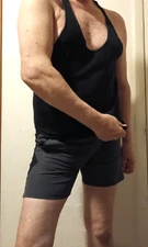 Stringer Muscle Shirt CM57 Men's Large Black