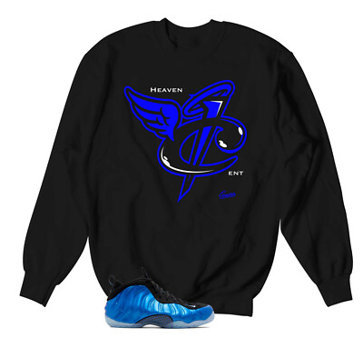 Sweater Tees To Match Foamposite Royal Sneakers Heven Cent Sweater