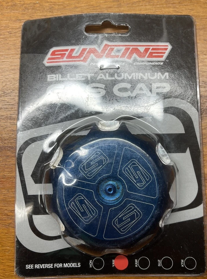 Tapa de gas de aluminio Sunline Billet YZ/YZF/KX YZ85 01-08, YZ125/250F/450F 03-08 NUEVO Foto 2 de 4