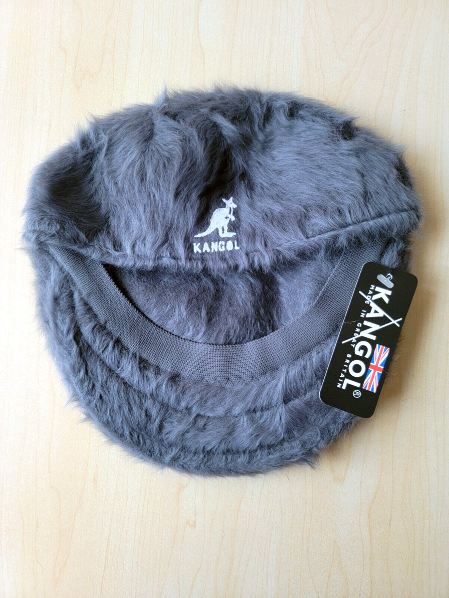 Vintage 90s Kangol Furgora 504 Size S Fuzzy Flat Cap Hat Made in