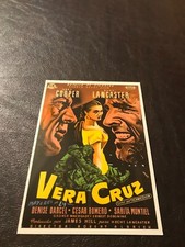 NEW UNPOSTED  MOVIE 4 X 6 POSTCARD - BURT LANCASTER - VERA CRUZ - SLOT 125