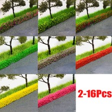 4/8/16pcs Long Shrub Strips Grasses 3.94"HO/OO Scale Fence Garden Outdoor Plant