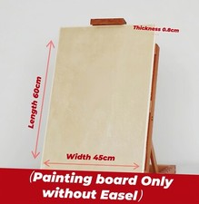 4K (60*45*0.8cm) Wooden Painting Board for Artist, Professional Painting Board