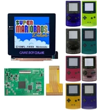 Game Boy Color Laminated IPS Kit Q5 with Desaturation + Battery Mod Gameboy GBC