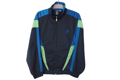 Vintage LOTTO Track Jacket Full Zip Size M/L 90s sport windbreaker