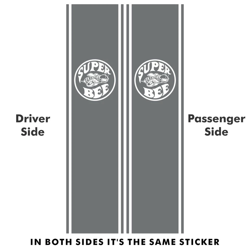 Kit de calcomanías rayas SUPER BEE para camión con caja trasera |20 Foto 4 de 4