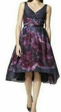 Neiman Marcus Lela Rose Watercolor Dress Size 8 10 NWT $99.99 TARGET 30" WAIST