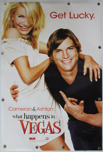 What Happens in Vegas 2008 Double Sided Original Movie Poster 27" x 40"
