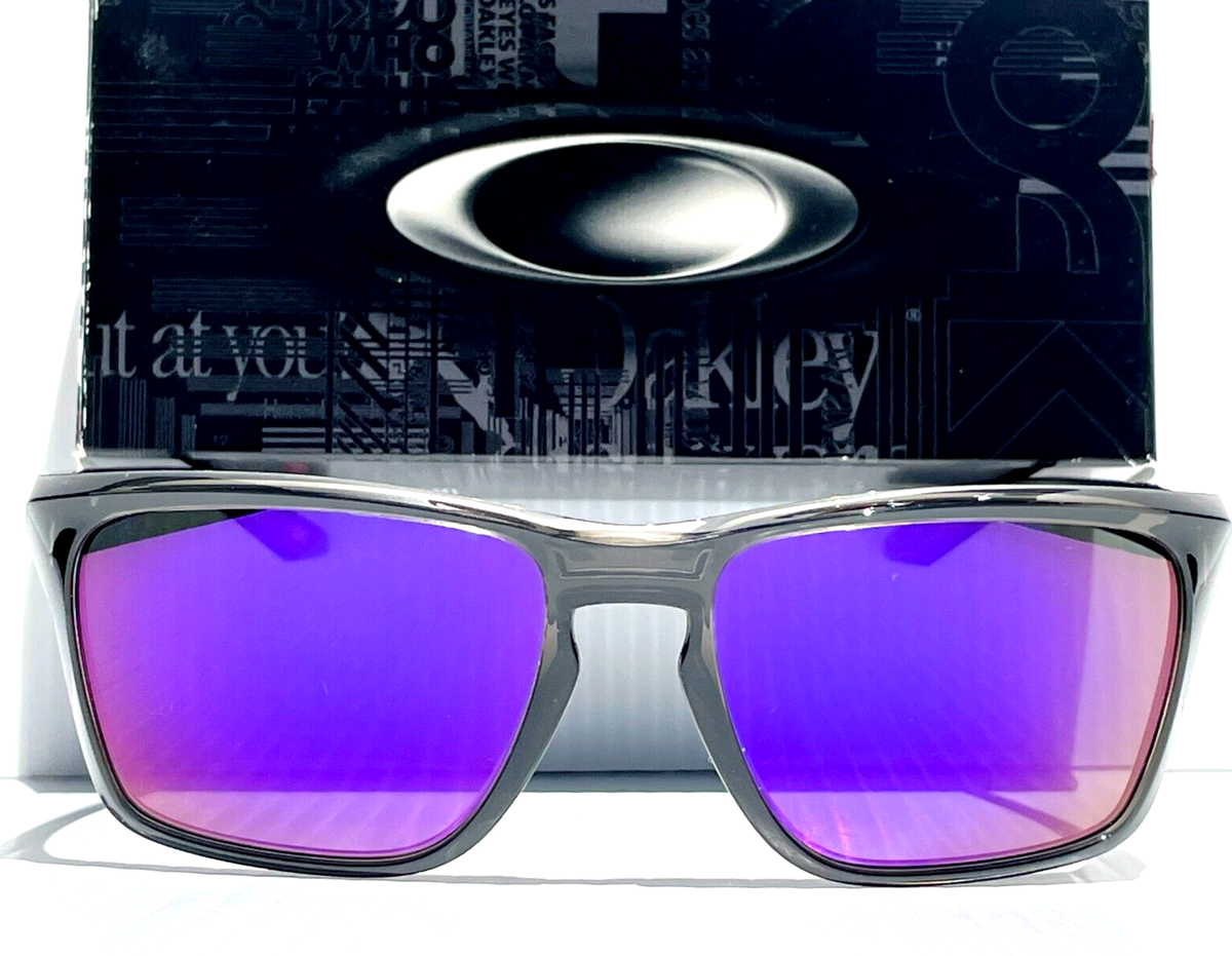 NEW Oakley SYLAS Grey Smoke w POLARIZED Galaxy Violet Mirror lens