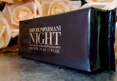 ❤️EMPORIO ARMANI NIGHT FOR HIM 1.7 Fl oz.50ml. EAU DE TOILETTE