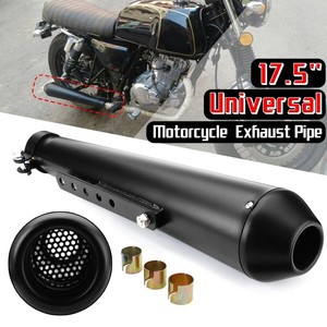 Universal Motorrad Schalldämpfer – Verstellbar, 45mm (1.8") Anschluss, Aus Edelstahl, Für Tieferen Sound