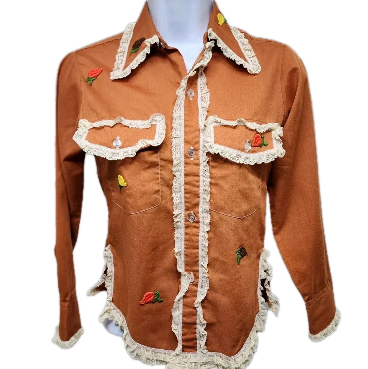 Lace 1960s Vintage Tops for Women for sale | eBay