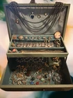 Vintage Estate Costume Jewelry Lot Retro MCM 80s Estate Gold Silver Tone Lot