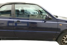 VW Golf 3 4 1E Cabrio Tür vorne rechts Beifahrertür blau LC5U - ohne Anbauteile