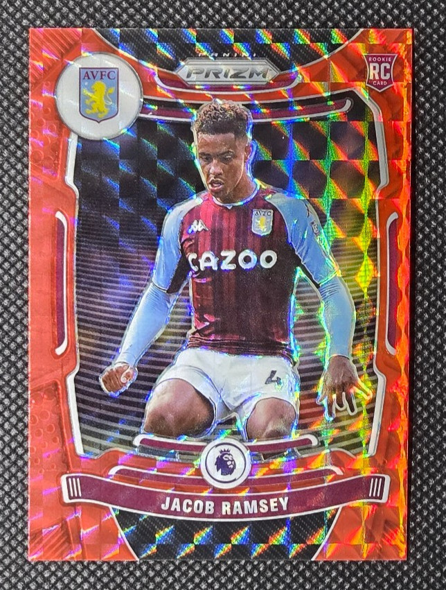 2021-22 Panini Prizm Premier League Jacob Ramsey RC #133 Aston Villa FC