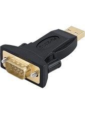 CableCreation USB to RS232 Adapter, PL2303 Chip, DB9 Female, Black