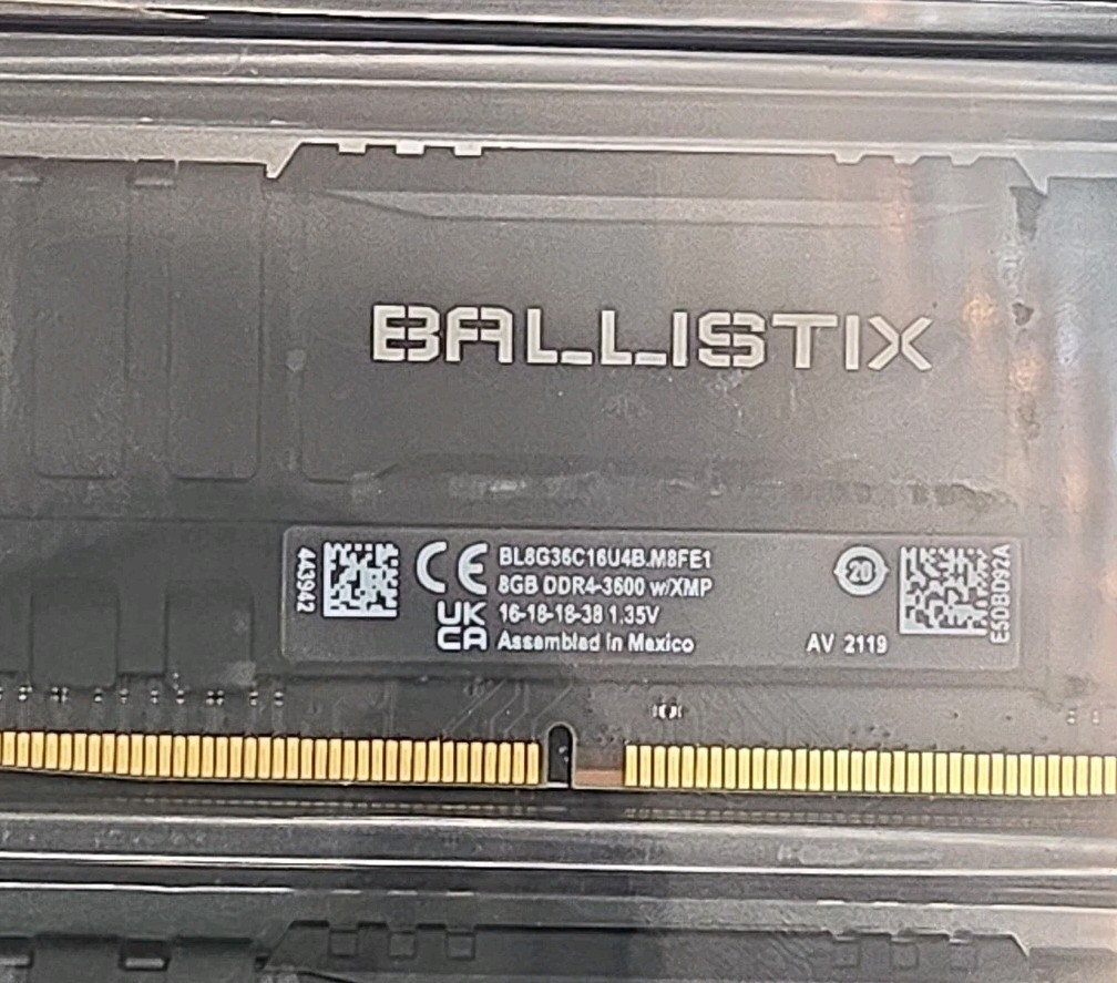 Crucial Ballistix 32GB (2 x 16GB) PC4-28800 (DDR4-3600