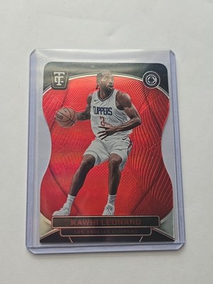 2024 Totally Certified #12 Kawhi Leonard Mirror red Platinum Die Cuts #/125