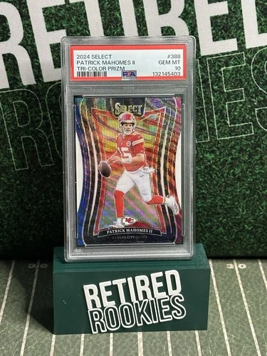 2024 Select Patrick Mahomes II Tri-Color Prizm /149  PSA 10 Kansas City Chiefs