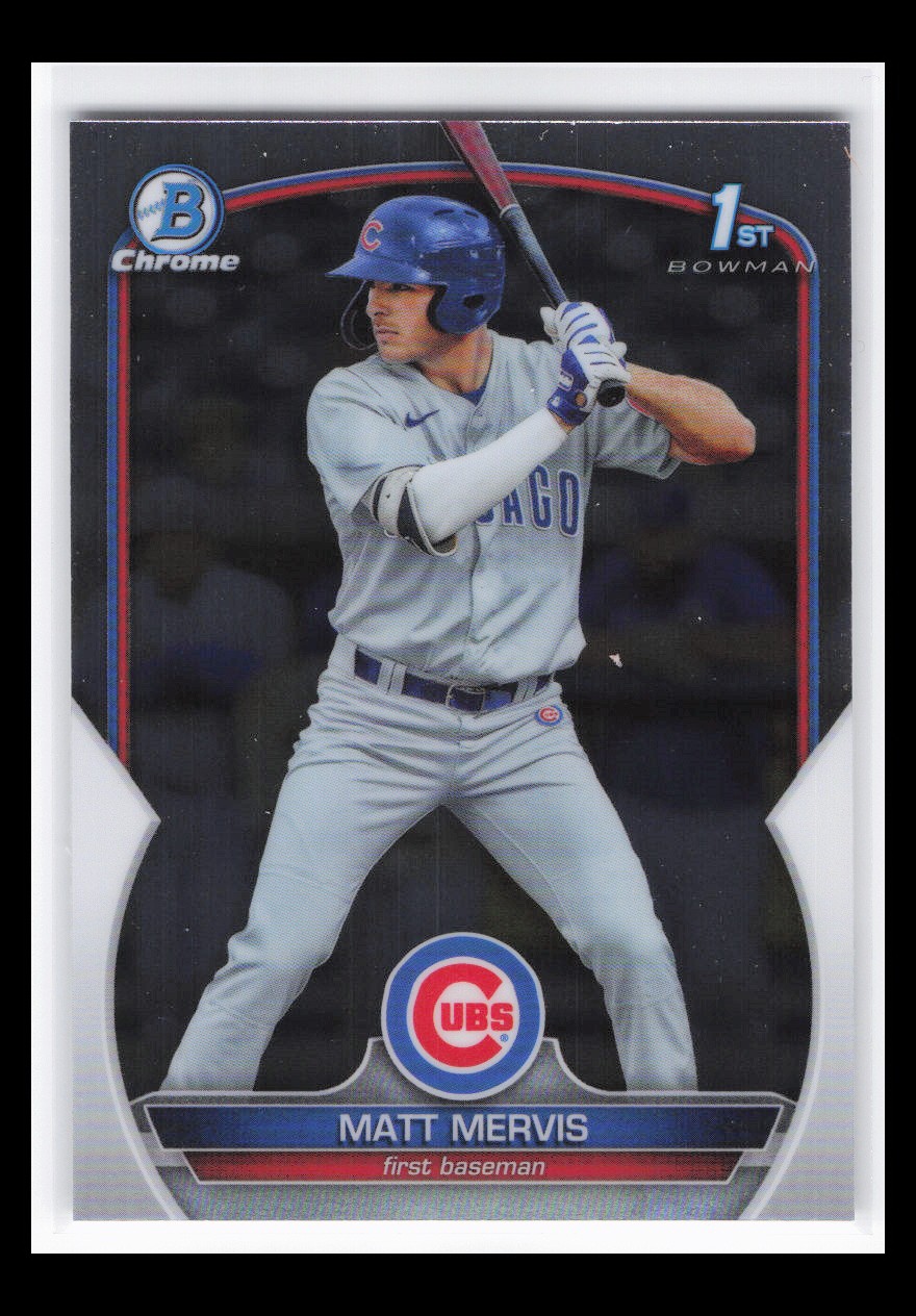 2023 Bowman Chrome Prospects #BCP-74 Matt Mervis