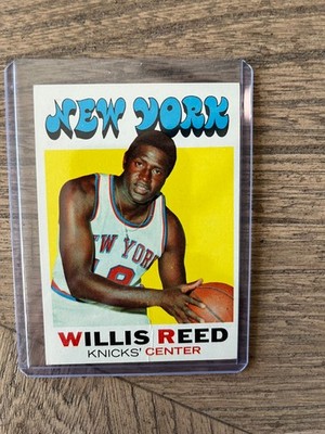 1971 Topps Willis Reed #30 - HOF Knick - Beautiful Card with Crease | eBay