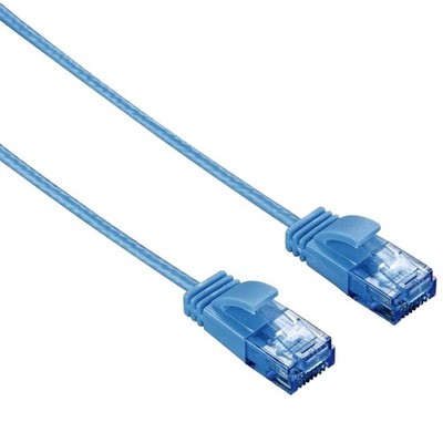 Hama CAT 6 Patch-Kabel Netzwerk-Kabel DSL LAN Ethernet RJ-45 Dünn Flach-Kabel
