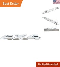 Chrome 4x4 Badge Replacement For 1500 2500 3500 Trucks Oem Quality 3d Design