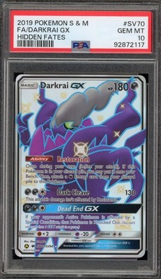 Darkrai GX #SV70 from Hidden Fates ((2019)) – Pokémon card