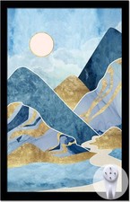 keibiubu Black Picture Frame, 14x22 Picture Frame for Photo Poster Canvas Cer...