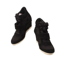 Ash Black Suede Wedge Sneakers 35 26807348