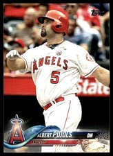 Albert Pujols 2018 Topps #582 Los Angeles Angels MLB READ FREE SHIP AutographDen