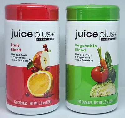 #ad Juice Plus Vegetable amp; Fruit Blends 240 Capsules 2 Mo Supply 01 2027 New Sealed $29.99
