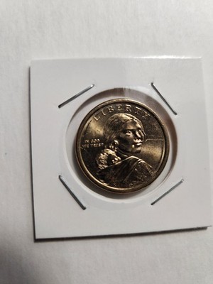 2011 US Native American $1 Sacagawea Dollar circulated Coin Wampanoag Treaty.