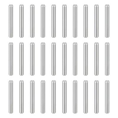 50pcs Dowel Pins M2(2mm) x 17mm Stainless Steel Shelf Support Peg Pin Rod