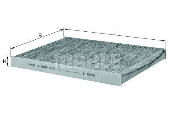 Mahle Knecht Aktivkohle Innenraumfilter FüR Audi A3 VW Golf 3 4 Passat Polo Seat-image