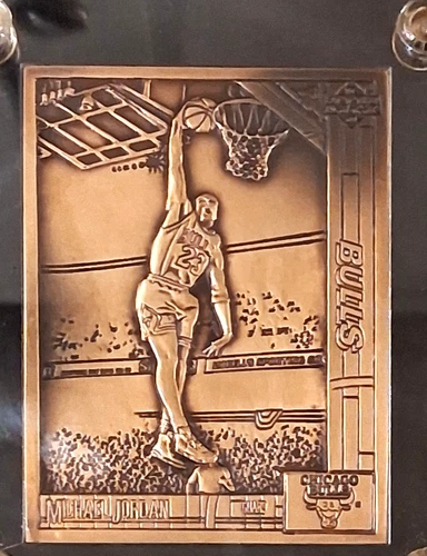 Michael Jordan 1991 Upper Deck Highland Mint Bronze Card in Case 2091/5000 Bulls