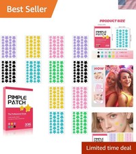 User-Friendly Star Pimple Patches, 336 Count - Vibrant Colors, Easy Apply