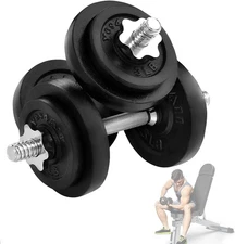 NEW CLASSIC Yes4All Adjustable Dumbbell Set with Weight Plates-
