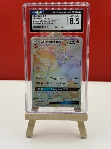 Pokémon TCG Charizard GX Burning Shadows 150/147 Holo CGC 8.5