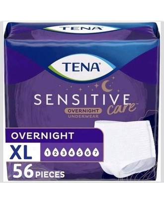 TENA Sensitive Care Overnight Incontinence Underwear for Women XL