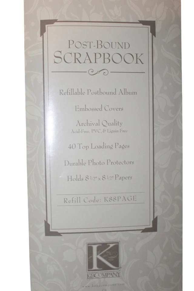 Nuevo álbum de recortes K & Company Post Bond 8,5 x 8,5 vacaciones Navidad Noel Foto 3 de 4