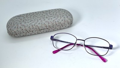 I-Deal Optics A-133 Lavender Rectangle Eyeglasses Frames 54-17-135