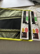 A Set 2 Five Star Pencil Pouch for Binder 3 Zipper Compartment 11" x 8 3/4" New
