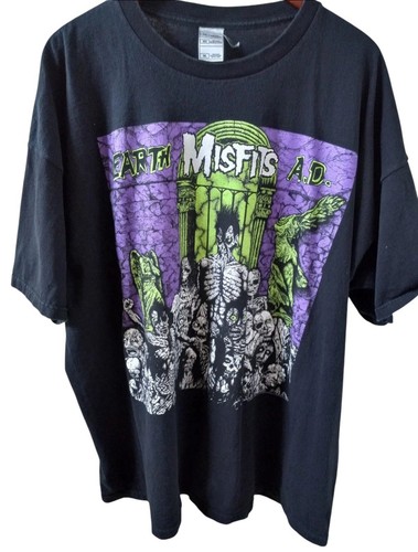 Vintage 2005 Misfits Mars Attacks Tee T-Shirt 3XL Danzig Ramones Punk Rock XXXL - Picture 1 of 4