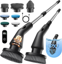 Electric Spin Scrubber, Power Shower Cleaning Brush with Extendable Handle