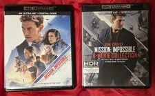 Mission: Impossible 7 Movie Collection 4k UHD Only No Blu-ray No Digital Dead W1