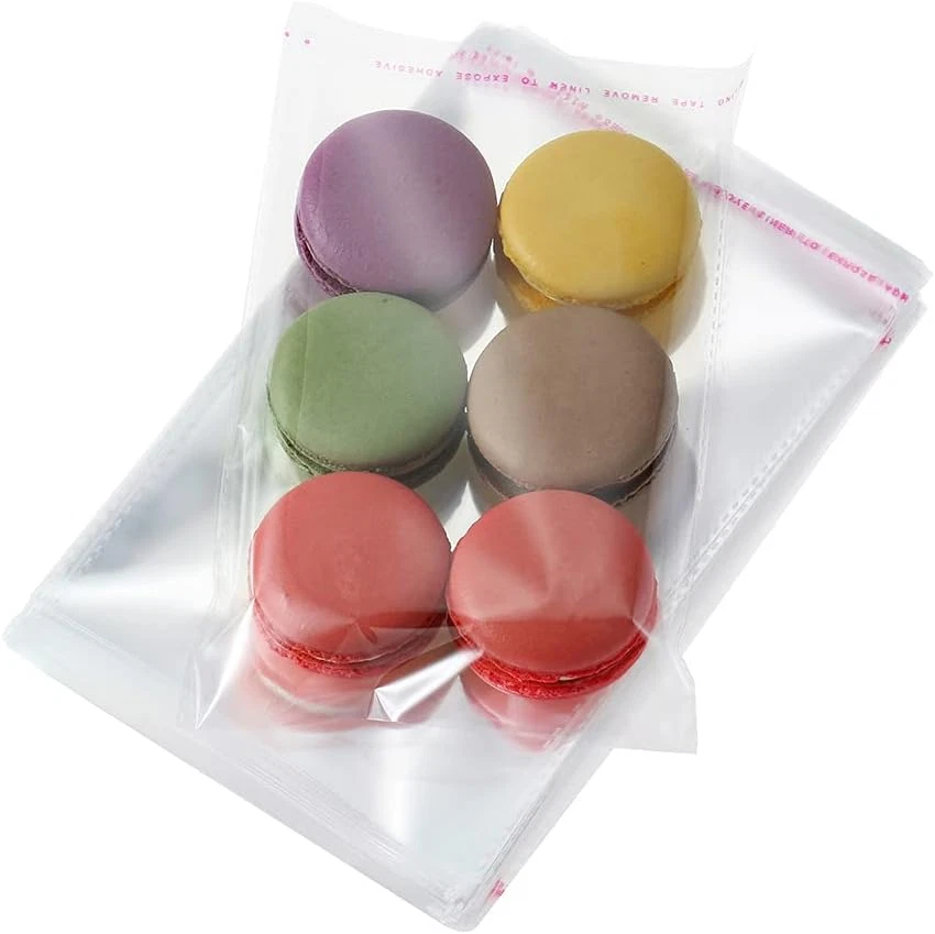 200 Piezas Celofán Resellable Auto Sellante Transparente 5" x 7" Grueso 1.6 Mil Poli B... Foto 4 de 4