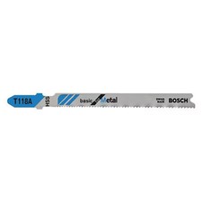 Bosch T118a Jigsaw Blade, 3-5/8 In. L, T-Shank, Pk5