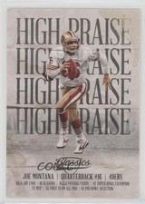 2018 Panini Classics High Praise Joe Montana #6 HOF g9z