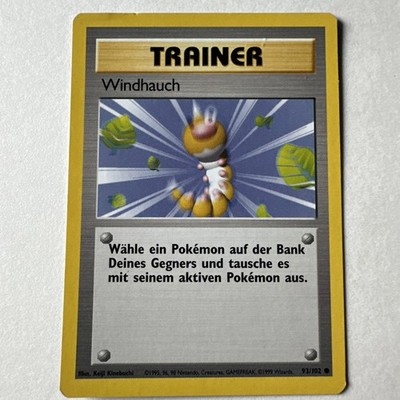 Pokémon Karten Basis Set Deutsch 1999